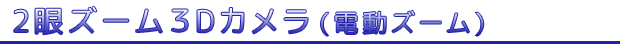 にがんズームスリーディーカメラ でんどうズーム
