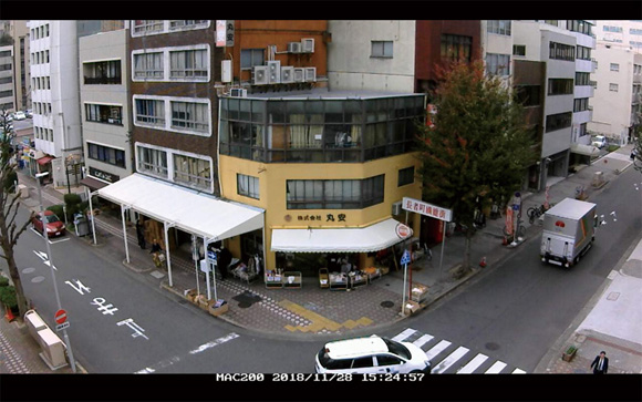 昼間の映像