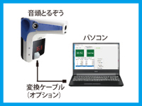 パソコンに繋げて
