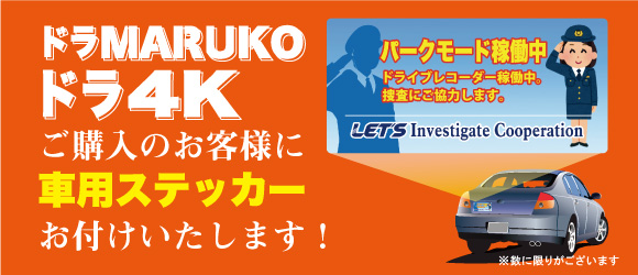 車用ステッカー付属！