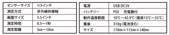 デジタルPTZカメラ仕様